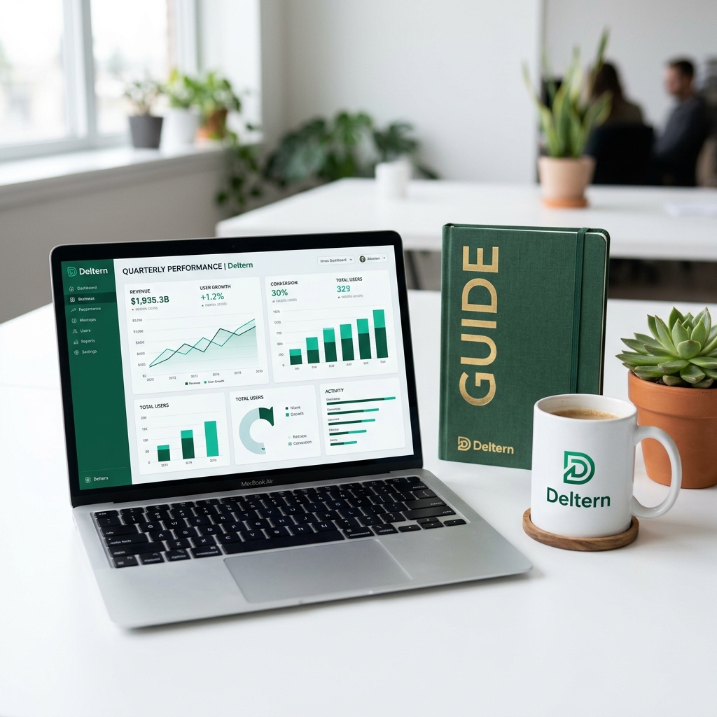 Deltern Desk Mockup